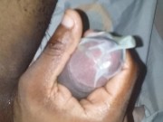 sexy Jamaican cum in condom.