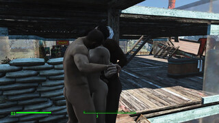 Threesome sex with the bride. The Bride Cheats in the Fallout Game - Porno Game, ADULT mods