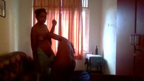 Sri Lankan Maid with Master