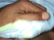 Jacking it with a diaper!