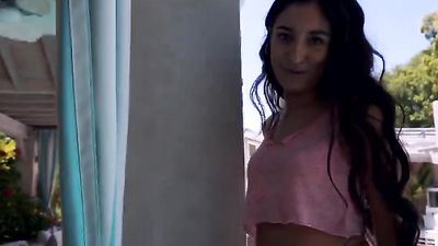 Teen with kiss ass tattoo cum facial fun getting her latina ass dicked deeply from the rear