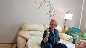 mature ladies also like to masturbate. the shooting process...))