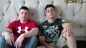 First Time Gay Sex: Nick Fucks Collins Tight Hole!