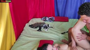 milf tarada por sexo anal chama um dotadao para apagar seu fogo no rabo