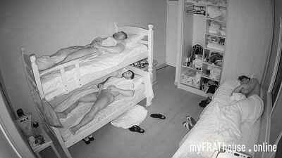 Voyeur bedroom jerk off