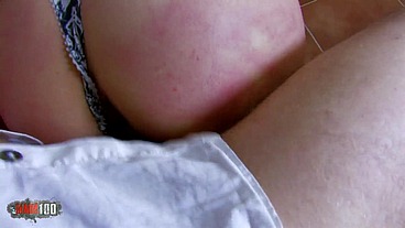 Fucking hard a blond MILF with Hairy pussy