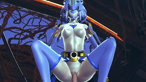 robot girl cowgirl - 3d hentai