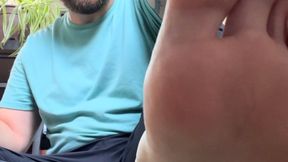 POV Giant stepdad makes you sniff his giant smelly feet