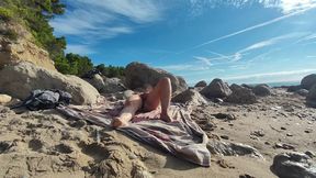 Exhibitionist Wife Milf Blowjob Fucks Big Cock Spain Nude Beach