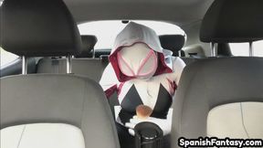ASMR SpiderGwen Brushing