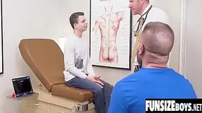 Twink Patient Gets Tight Ass Fucked Raw By Doctor And Nurse And Watches On Screen Net 8 Min With Dolf Dietrich