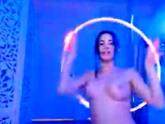 Big boob brunette masturbates on webcam