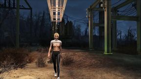 Sexy Blonde Takes Game-Inspired Fashion for Hot 3D Anime Action