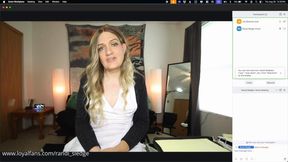 Caught You Watching Porn On A Company Laptop - Randi In HR