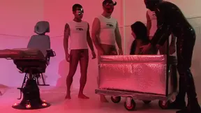 Gangbang sex with Lisa Rose a slut gets all her holes filled