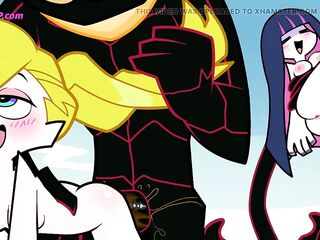 Panty, Stocking, Scanty and Kneesocks Do Beach Activities ( Cartoon Parody )