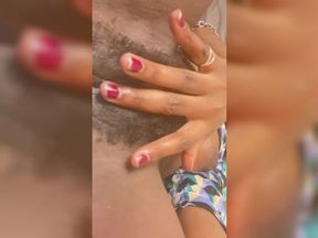 Talking Dirty, Solo Girl Fingering Her Pretty Wet Pussy And Small Tits Grabbing & Sensual Playing