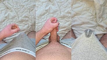 Durch graue CK Boxer durchgespritzt