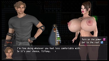Terminal Desires [ Monster Hentai game PornPlay ] Ep.22 zombie titjob and facial in the dark basement