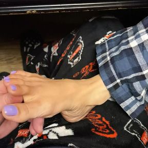 Sexy Little Feet Getting a Massage