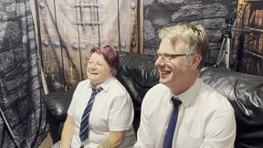 Teachers Dirty Slut $ Boyfriend Called to the Headmasters Office