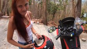 ”Asian amateur GF sucks & fucks on camera after sight seeing”