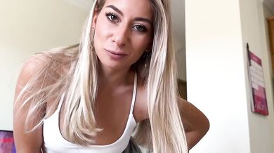 Italian Housekeeper Roleplay Late Night She Sucks Deeptroat and Rides Him With Cum In Mouth