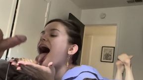 Cum Glazed Donut Eating