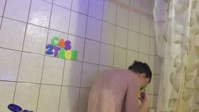 LETTERS ON MY BODY FUN TIME IN THE SHOWER WITH MY TOYS