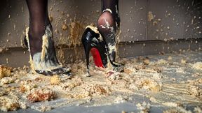 Louboutin So Kate 120 Messy Crush, Cake Crush with Louboutins, Messy Stockings and Feet
