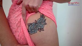 Big Titted Brunette Parker Finger Fucks Her Pussy While Sucking A Big Cock!
