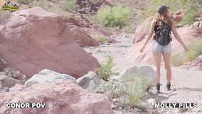 helpless lost girl fucks for shelter - anal plug big booty nympho shows gratitude by fucking stranger in tent - molly pills - accidental creampie cum in pussy - horny hiking amazing amateur babe