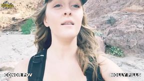 helpless lost girl fucks for shelter - anal plug big booty nympho shows gratitude by fucking stranger in tent - molly pills - accidental creampie cum in pussy - horny hiking amazing amateur babe