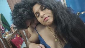 Stepbrother Body Kissing & Hard Pussy Fingering