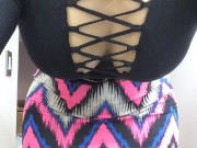 Sabine's sexy curves (trans, crossdressing, transformation, pantyhose, female mask)