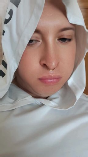 Cute femboy jerks his Dick and ass