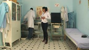 Hot brunette with great ass hardly fucked by a big cock