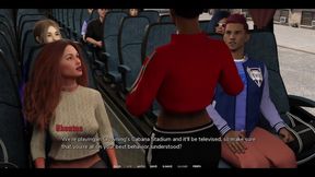 Taboo University - Hot Emo Girl Gives Me a Handjob Inside a Public Bus - 3D Porn Games