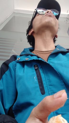 Public review kontol habis masturbasi