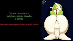 Gardevoir Dominates with Futanari CEI and Spanish Dildo Translation