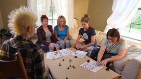 Taboo lesbians with big tits licking and fingering each other