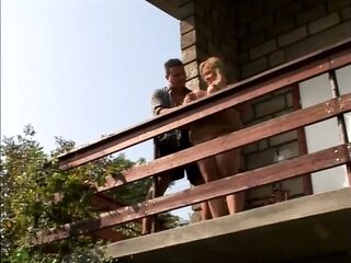 Large titties golden-haired mother i'd like to fuck boobs licking snatch banging in the garden