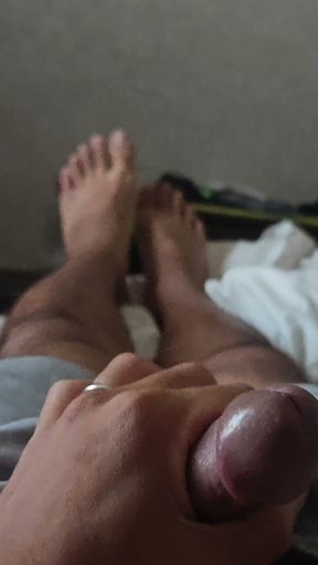 Starting the Day Right: A Morning Wank in Bed