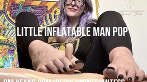 Inflatable Man Dominated & Popped by Size 16 Feet