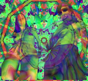 Horny Hyperspace Double Dildo Sucking With Kaleidoscope3eyes