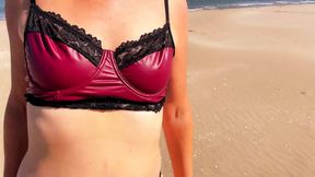 Femdom in need of sex on the beach