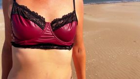 Femdom in need of sex on the beach