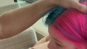 Hotel Valentines sloppy deepthroat face fuck
