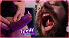 I Devour, Crush and Play with Tiny Ones | Full HD 1080p | Giantess - Vore - Handjobs - Male Feet