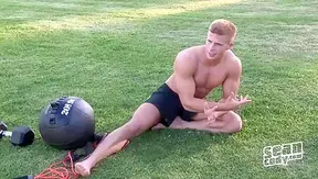 Blonde Hottie Nixon Blows an Epic Load - Sean Cody Exclusive